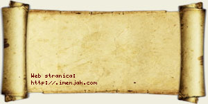 Danica Vidojević vizit kartica